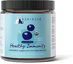 kin+kind Organic Healthy Immunity Dog & Cat Supplement, 8-oz jar