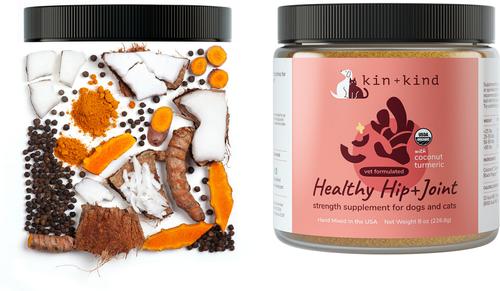 Show full view: kin+kind Healthy Hip & Joint Dog & Cat Supplement, 8-oz bottle slide 10 of 12