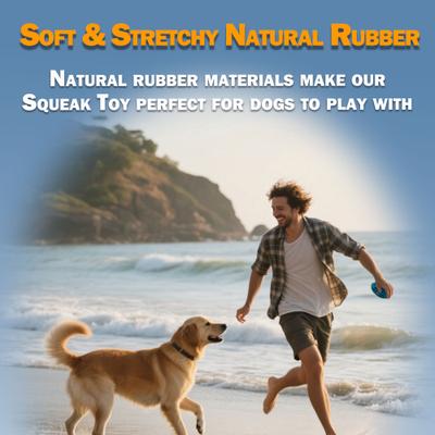 Show full view: allforpaws Meta Ball Wiggle Holey Roller Dog Chew Toy, Blue, Small slide 2 of 10