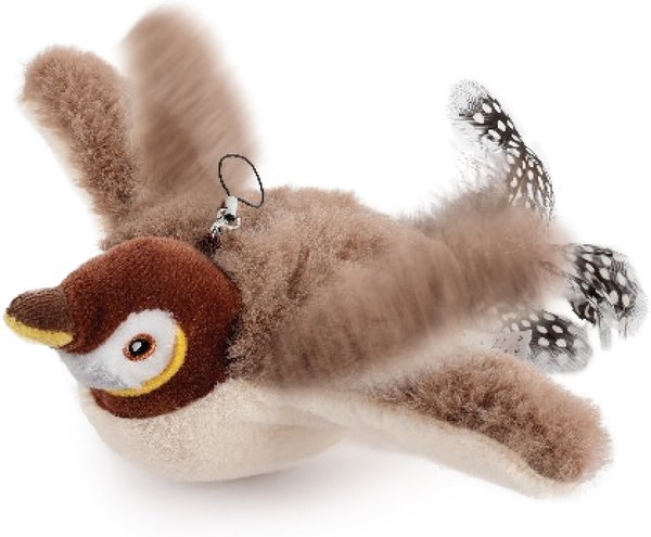 Show full view: allforpaws Natural Instincts Flapping Bird Cat Toy, Brown slide 1 of 3