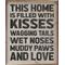 Show in main carousel: Kendrick Kisses Wagging Tails Wet Noses Muddy Paws Wall Décor, Whitewash, 32 x 40-in slide 1 of 3