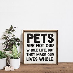 Kendrick Make Our Lives Whole Wall Décor, White, 24 x 24-in slide 2 of 3