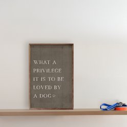 Kendrick What A Privilege Dog Wall Décor, 24 x 36-in slide 2 of 3