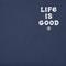 Show in main carousel: LIFE IS GOOD Men's Rocket Golf Dads Best Friends Short Sleeve Crusher Tee, Darkest Blue, Large slide 4 of 4