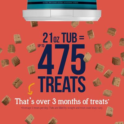 Show full view: Stewart Beef Liver Single Ingredient Freeze-Dried Raw Dog Treats, 21-oz tub slide 4 of 11