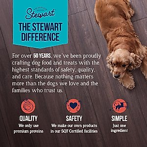 Stewart Beef Liver Single Ingredient Freeze-Dried Raw Dog Treats, 21-oz tub