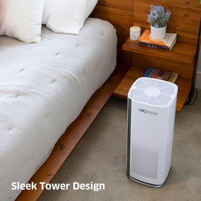 Show full view: AirDoctor AD1000 HEPA Air Purifier, Small, White slide 5 of 9
