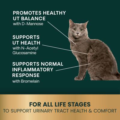 Show full view: VetriScience Veterinary Strength UT Health UT Strength Pro Chicken Flavored Soft Chew Urinary Supplement for Cats, 90 count slide 6 of 11