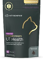 VetriScience Veterinary Strength UT Health UT Strength Pro Chicken Flavored Soft Chew Urinary Supplement for Cats, 90 count