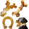 Show in main carousel: Kseroo Nylon Bacon Flavor Dog Chew Toy, Yellow, 3 count slide 1 of 8