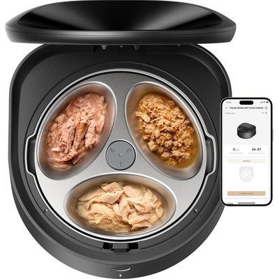 Petlibro Petlibro Polar Automatic Smart Dog & Cat Wet Food Feeder, Black, 7.4-oz