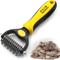 Show in main carousel: Pet Republique Dematting Tool for Dogs & Cat Rake Style with 6+11 Dual-Side Blades slide 1 of 9