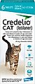 Credelio Chewable Tablets for Cats, 4.1-17 lbs, (Teal Box), 6 Chewable Tablets (6-mos. supply)