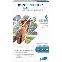 Credelio Chewable Tablet for Dogs, 50.1-100 lbs, (Blue Box), 6 Chewable Tablets (6-mos. supply)
