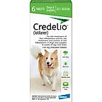 Credelio Chewable Tablet for Dogs, 25.1-50 lbs, (Green Box), 6 Chewable Tablets (6-mos. supply)