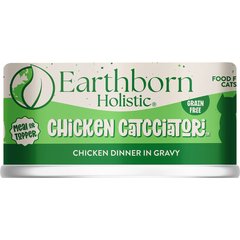 Earthborn Holistic Chicken Catcciatori Grain-Free Natural Adult Canned Cat Food, 3-oz, case of 4