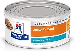 Hill's Prescription Diet c/d Multicare Urinary Care with Ocean Fish Wet Cat Food, 5.5-oz, case of 4
