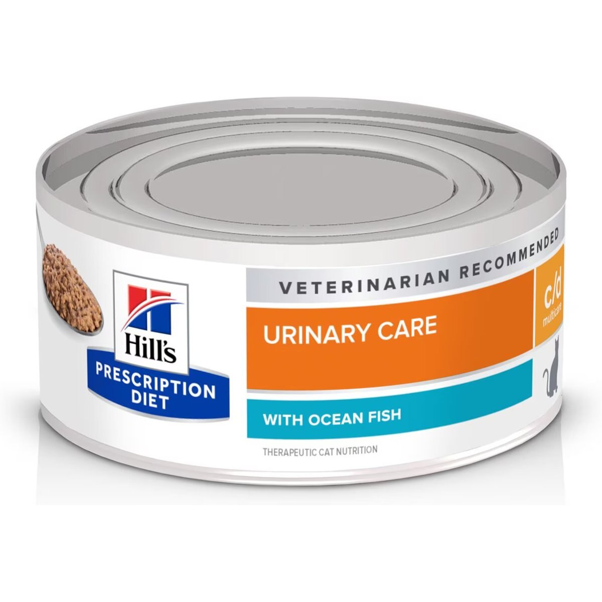 Hill's Prescription Diet c/d Multicare Urinary Care with Ocean Fish Wet Cat Food, 5.5-oz, case of 4