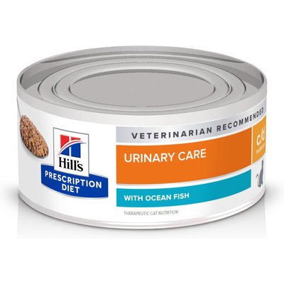 Hill's Prescription Diet Hill's Prescription Diet c/d Multicare Urinary Care with Ocean Fish Wet Cat Food, 5.5-oz, case of 4