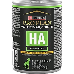Purina Pro Plan Veterinary Diets HA Hydrolyzed Chicken Flavor Wet Dog Food, 13.3-oz, case of 4