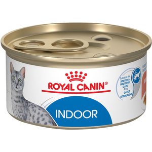 Royal Canin Feline Health Nutrition Indoor Adult Morsels in Gravy Canned Cat Food, 3-oz, case of 4
