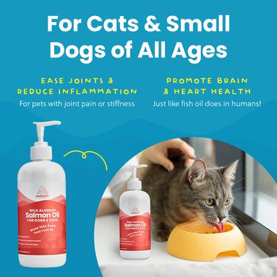 Show full view: Paramount Pet Health Wild Alaskan Salmon Oil Dog & Cat Supplement, 16-fl oz bottle slide 8 of 10