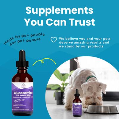 Show full view: Paramount Pet Health Glucosamine Hip & Joint Supplement for Small Dogs, 2-fl oz slide 6 of 11