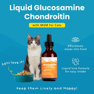 Show full view: Paramount Pet Health Glucosamine Hip & Joint Supplement for Cats, 2-fl oz slide 6 of 10