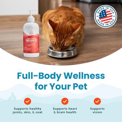 Show full view: Paramount Pet Health Wild Alaskan Salmon Oil Dog & Cat Supplement, 16-fl oz bottle slide 7 of 10