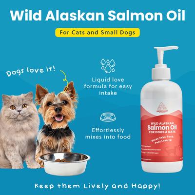 Show full view: Paramount Pet Health Wild Alaskan Salmon Oil Dog & Cat Supplement, 16-fl oz bottle slide 5 of 10