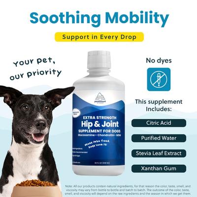 Show full view: Paramount Pet Health Extra Strength Glucosamine Hip & Joint Supplement for Dogs, 32-fl oz slide 5 of 11