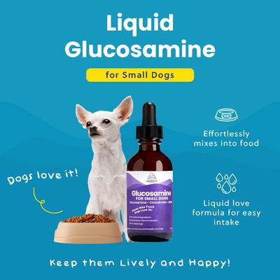 Show full view: Paramount Pet Health Glucosamine Hip & Joint Supplement for Small Dogs, 2-fl oz slide 5 of 11