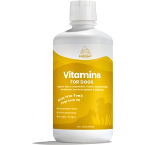 Paramount Pet Health Liquid Vitamins Skin & Coat Support Dog Supplement, 32-fl oz bottle
