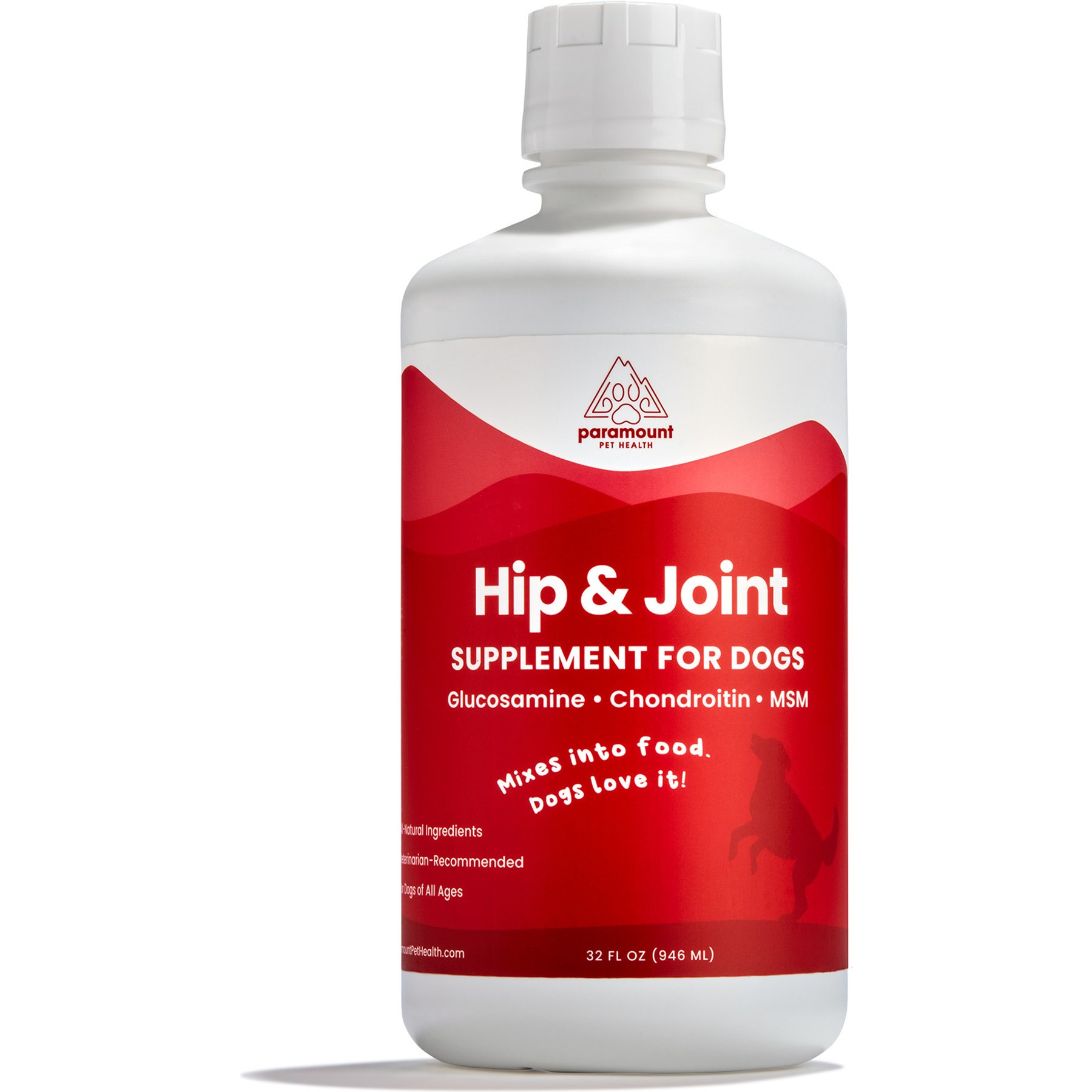Paramount Pet Health Glucosamine Hip & Joint Supplement for Dogs, 32-fl oz bottle