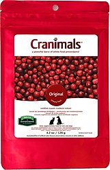 Cranimals Original Clinically Tested Urinary Tract Infection Powder Supplement for Dogs, 4.2-oz bag slide 1 of 2