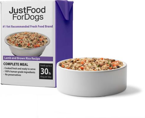 JUSTFOODFORDOGS Pantry Fresh Lamb & Brown Rice Fresh Dog Food