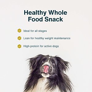 JustFoodForDogs Chicken Breast Dehydrated Dog Treats, 5-oz bag