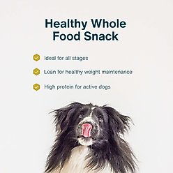 JustFoodForDogs Chicken Apple Bark Dehydrated Dog Treats, 5-oz bag slide 2 of 7