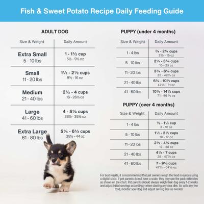 Show full view: JustFoodForDogs DoItYourself Fish & Sweet Potato Recipe Fresh Dog Food Recipe & Nutrient Blend, 5.92-oz bag slide 7 of 12