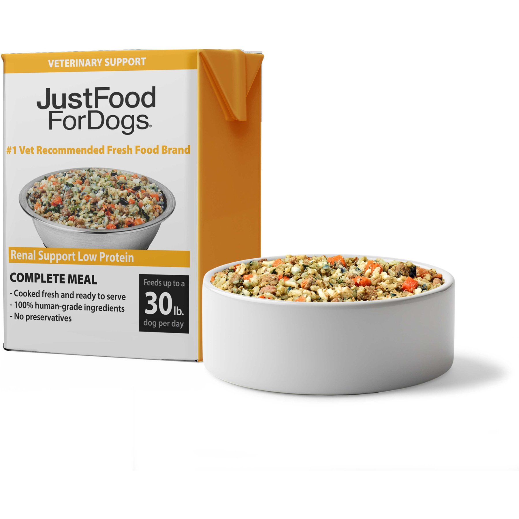 JUSTFOODFORDOGS Veterinary Diet PantryFresh Renal Support