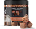 JustFoodForDogs 10-in-1 Multifunctional, Superfood Blend, Glucosamine, Omega-3 Fatty Acids, Skin Health, Joint ...