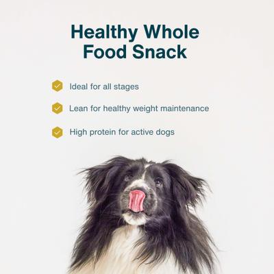 Show full view: JustFoodForDogs Single Ingredient Pork Dog Treats, 5-oz bag slide 5 of 9