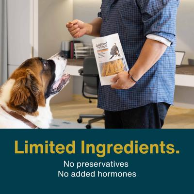 Show full view: JustFoodForDogs Salmon Bark Dehydrated Dog Treats, 5-oz bag slide 3 of 10