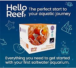 HelloReef Clownfish & Anemone Saltwater Aquarium Starter Kit, 15-gal slide 2 of 6