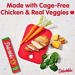 Hartz Delectables Squeeze Up Chicken & Veggie Lickable Cat Treats, 0.5-oz tube, 32 count slide 2 of 8