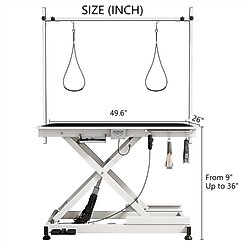 Cesicia Electric Adjustable Height Dog Grooming Table slide 2 of 7