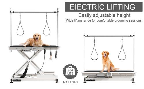 Show full view: Cesicia Electric Adjustable Height Dog Grooming Table slide 4 of 8