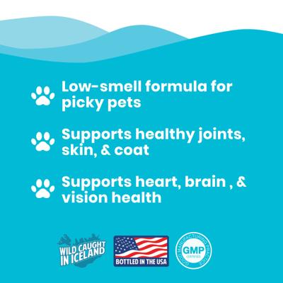 Show full view: Paramount Pet Health Omega-3 Fish Oil Dog & Cat Supplement, 2-fl oz bottle slide 10 of 11