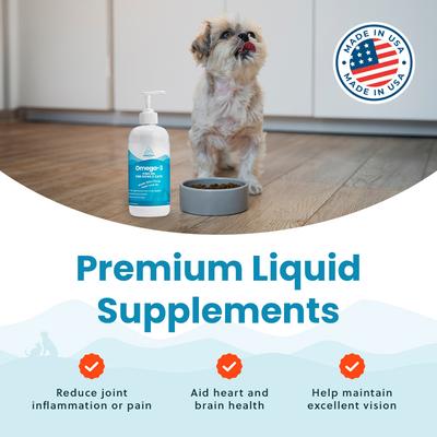 Show full view: Paramount Pet Health Omega-3 Fish Oil Dog & Cat Supplement, 16oz slide 8 of 11
