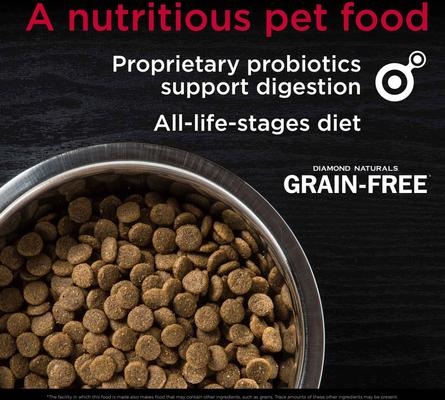Show full view: Diamond Naturals Grain-Free Chicken & Sweet Potato Formula Dry Dog Food, 5-lb bag slide 4 of 7